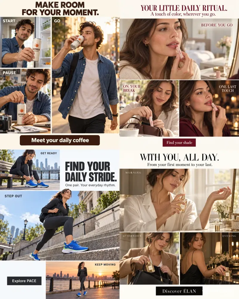 Day In The Life Product Ads