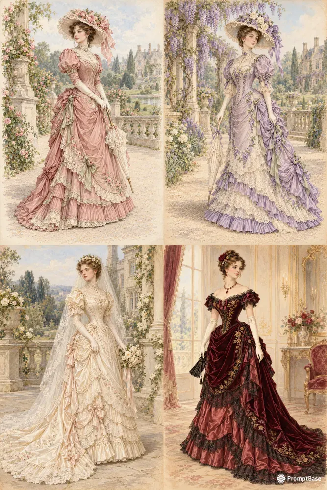 Vintage Fashion Illustrations