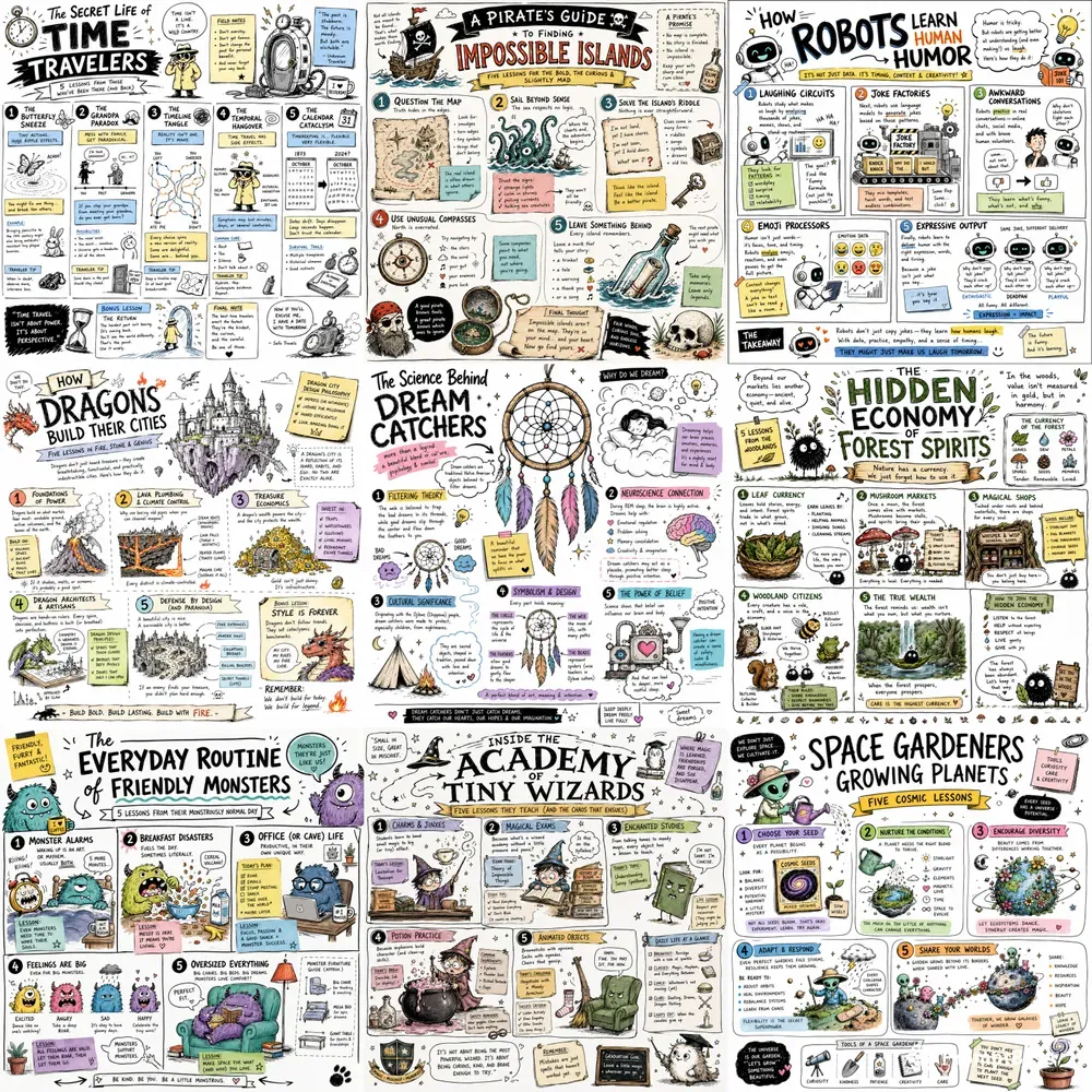 Creative Sketchnote Infographics