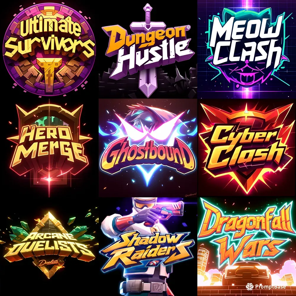 Logos Vector Game Style Mobile