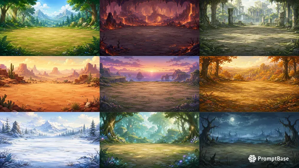 Fantasy RPG Battle Backgrounds