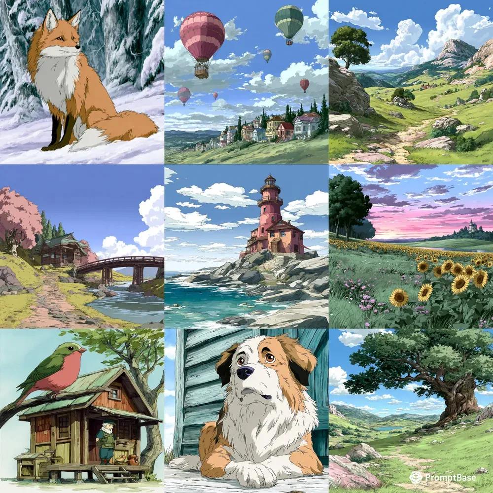 Anime Cel Painterly Storybook Art