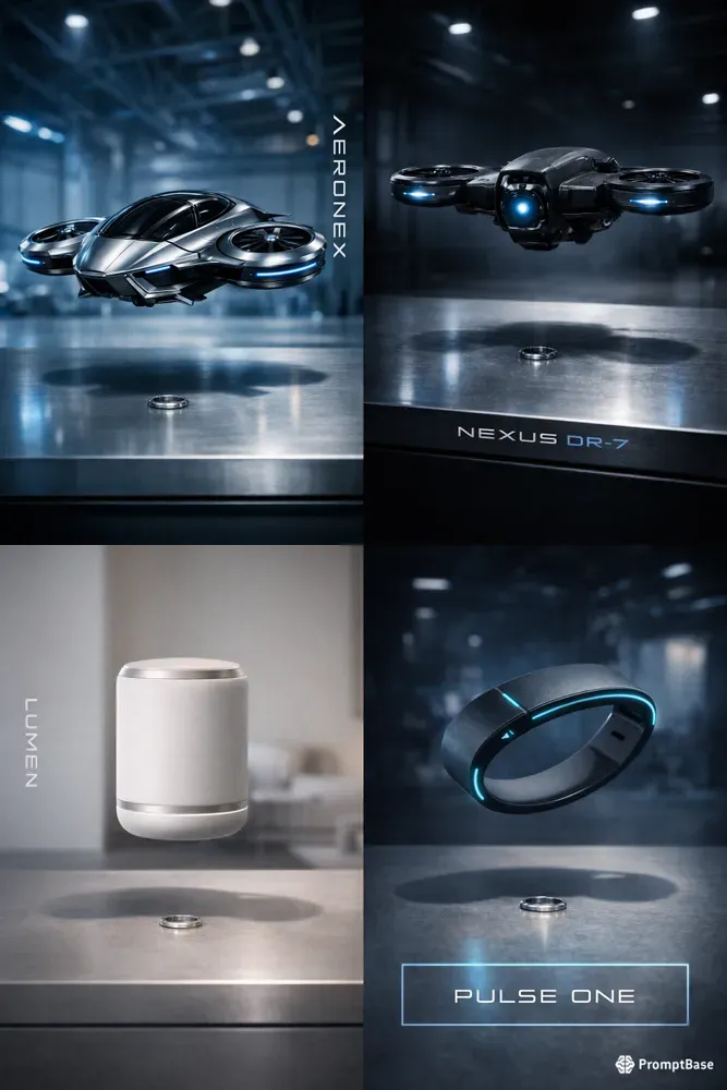 Premium Product Visuals With Logos