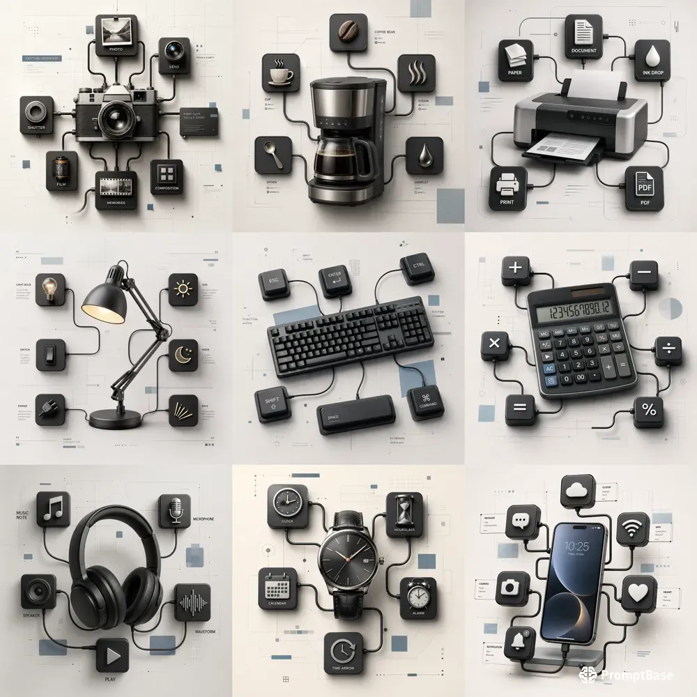 Premium Connected 3D Concept Art
