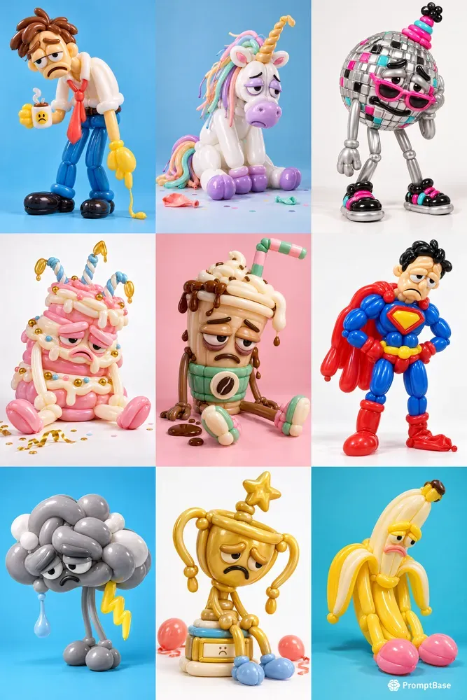 Existential Balloon Sculptures