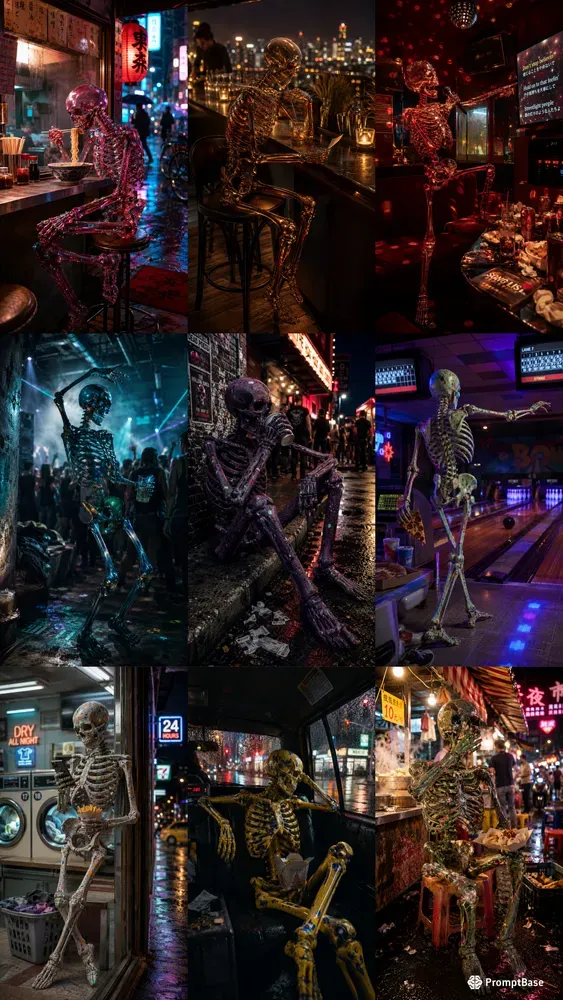 Nightlife Skeletons