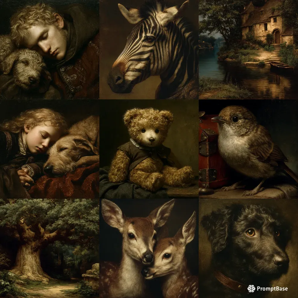 Sepia Baroque Golden Glows