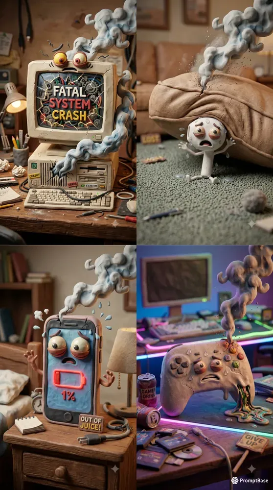 3D Claymation Tech Drama Story Generator