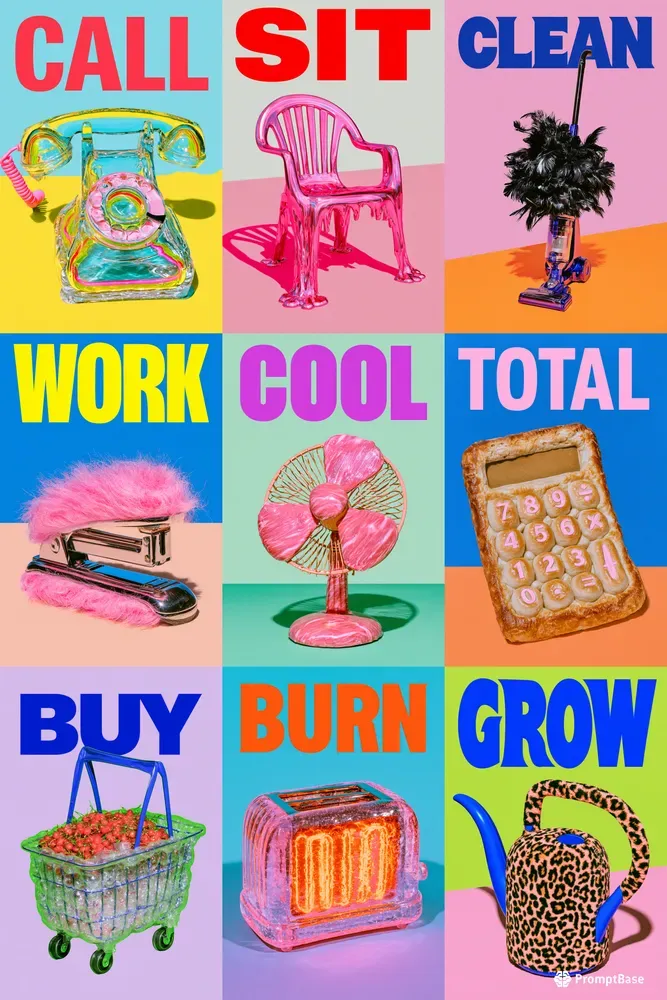 Brutalist Flash Posters