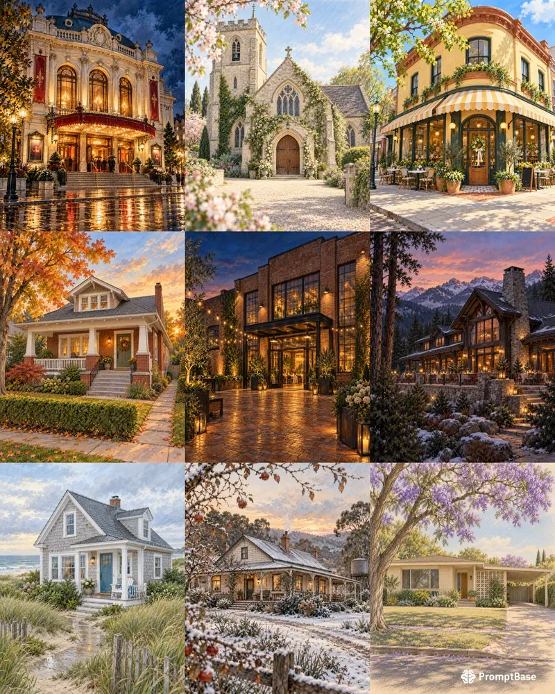 Custom Home Venue Portrait Keepsakes