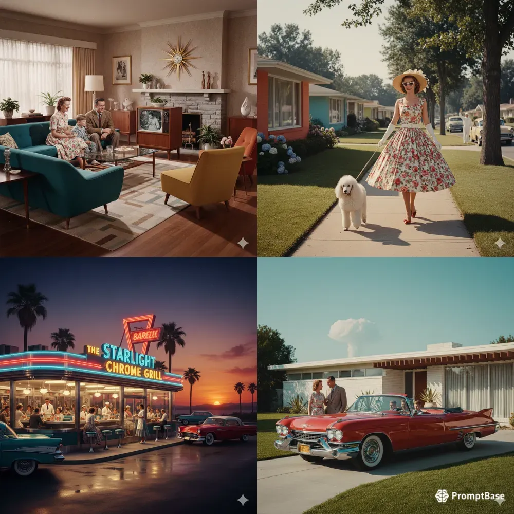 1950s Retrocinema Lifestyle Generator