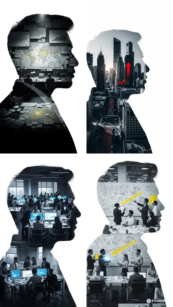 Leadership Double Exposure Covers