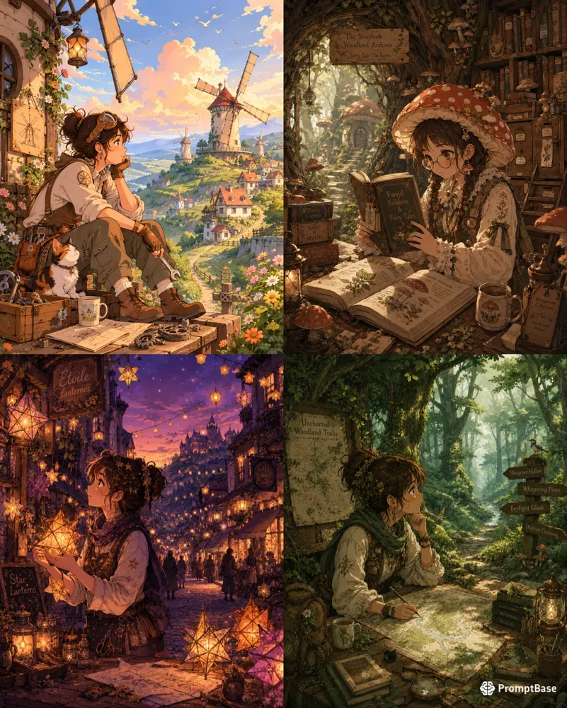 Lofi Anime Fantasy Adventures