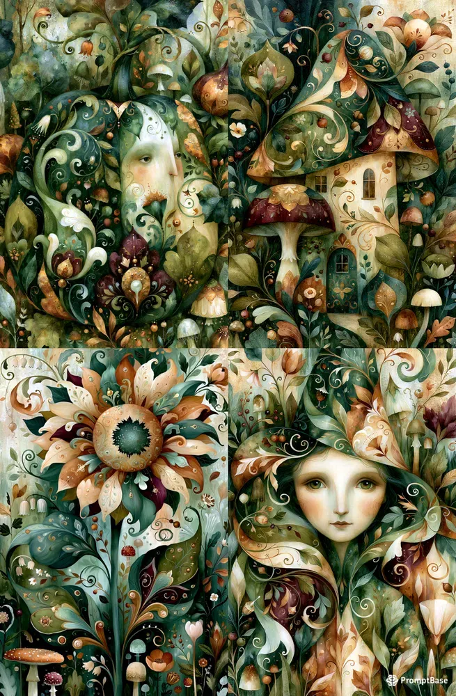 Botanical Fairytale Junk Journals