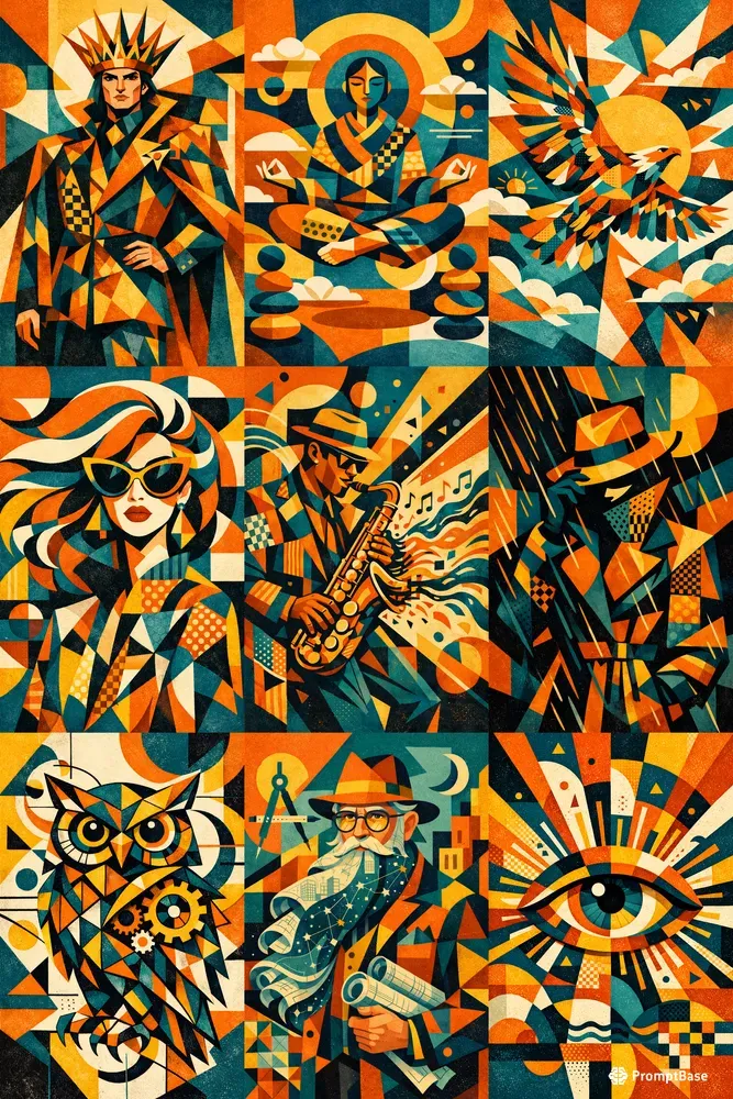 Vibrant Vanguard Neocubist Chronicles