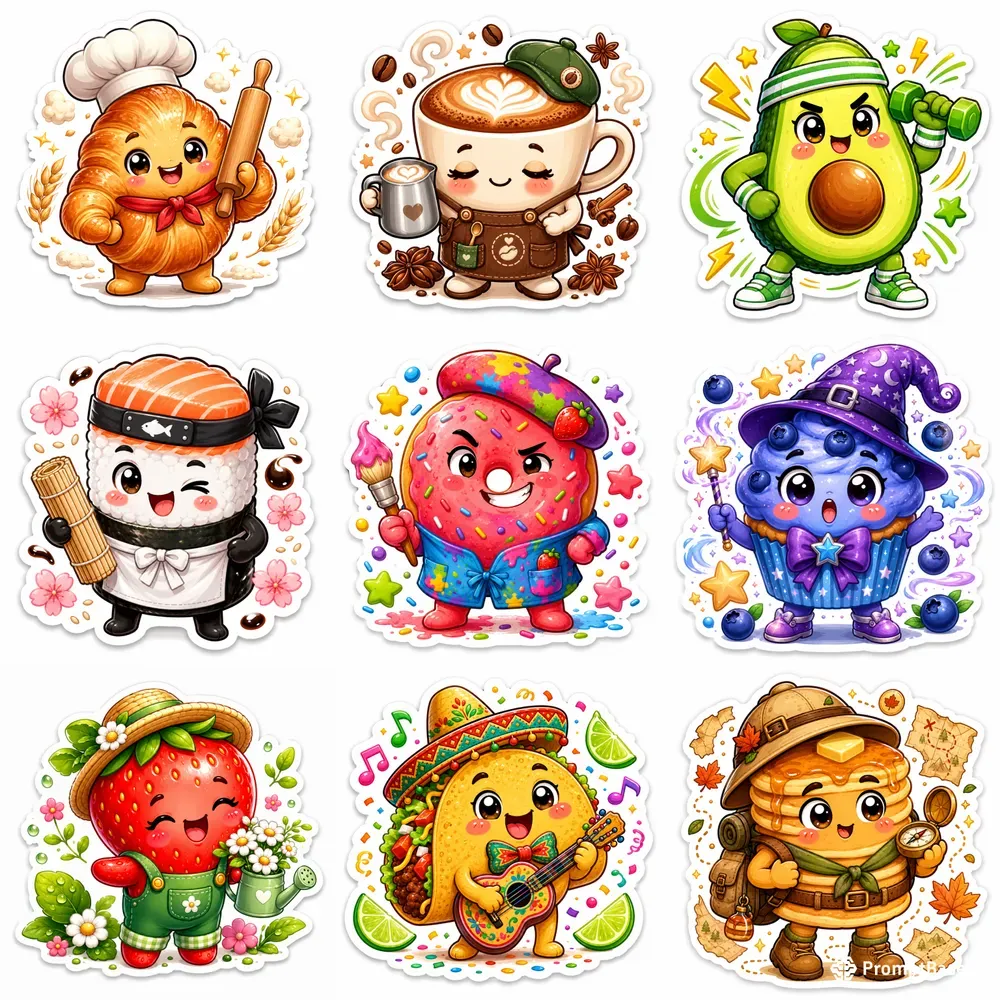 Kawaii Food Mascot Generator