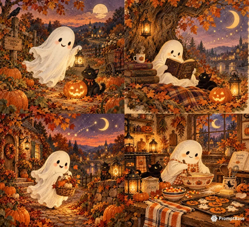 Cute Vintage Ghosts  Images