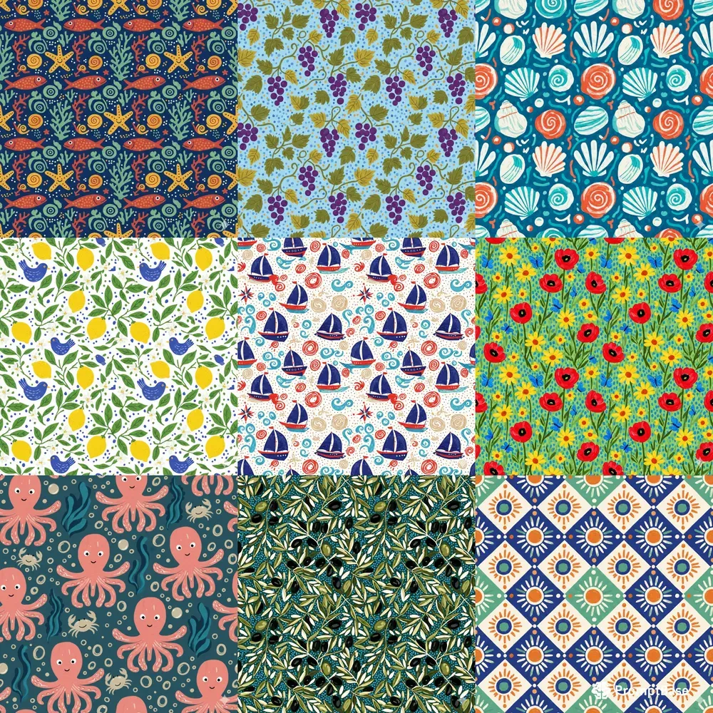 Mediterranean Folk Patterns