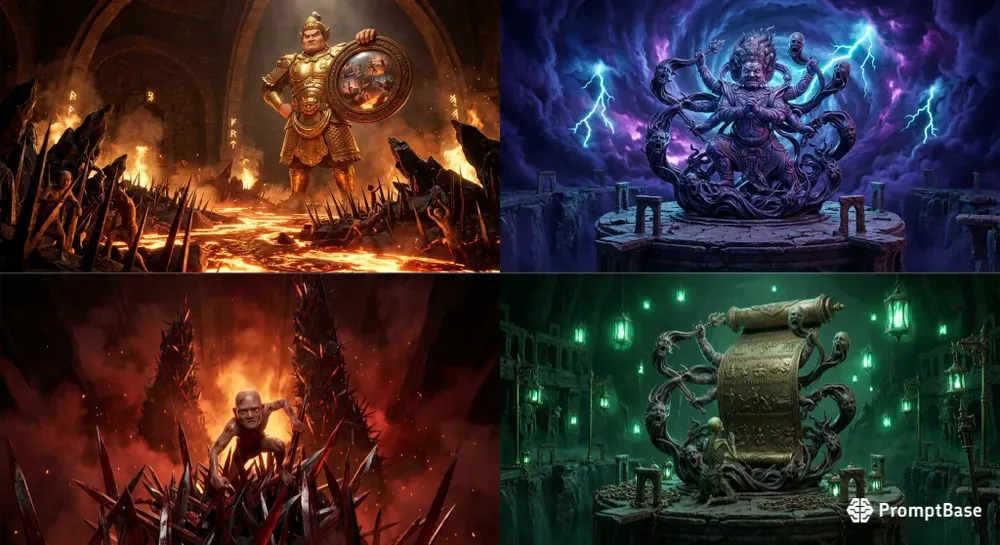 3D Buddhist Hell Realms