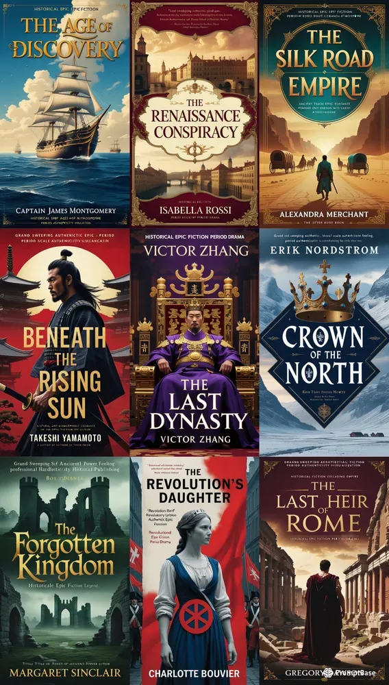 Book Covers Historical Epic Fiction KDP