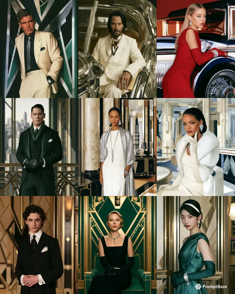 Your Photos As Art Deco Icons