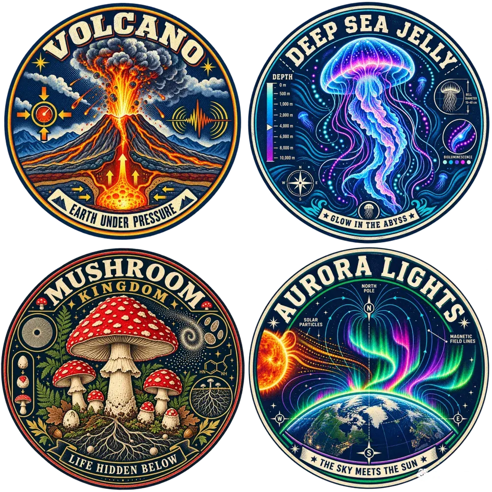 Retro Science Badge Studios