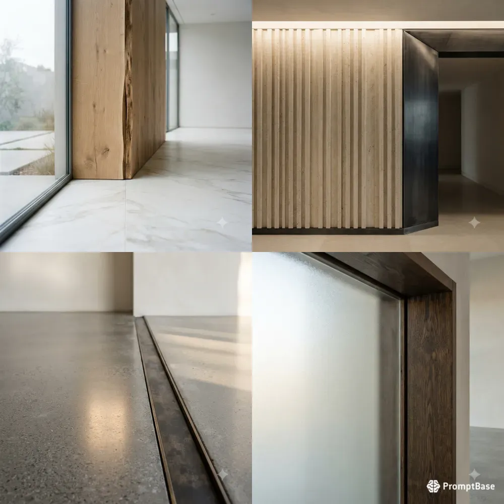 Architectural Material Interface Lighting Studies