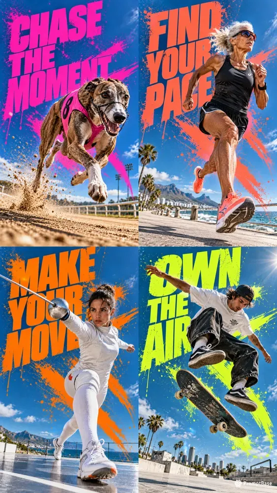 Kinetic Sports Editorial Posters