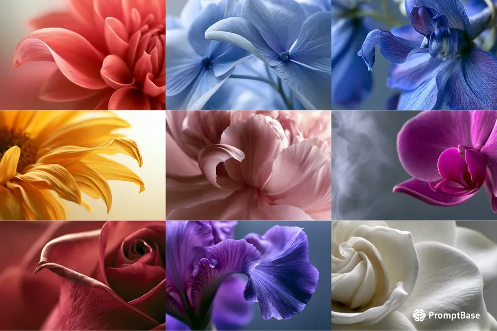 Ethereal Macro Flower Portraits