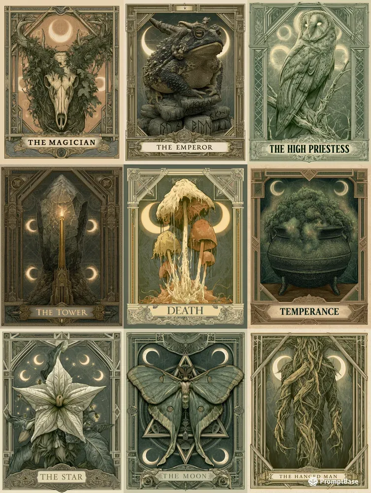 Mystical Tarot Cards