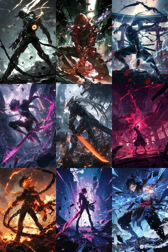 Action Anime Covers