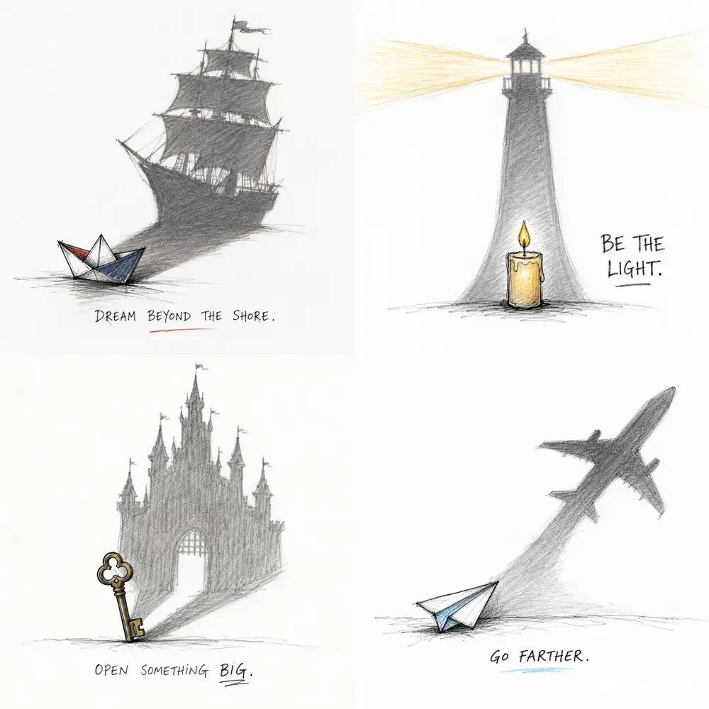 Imaginative Shadow Sketches