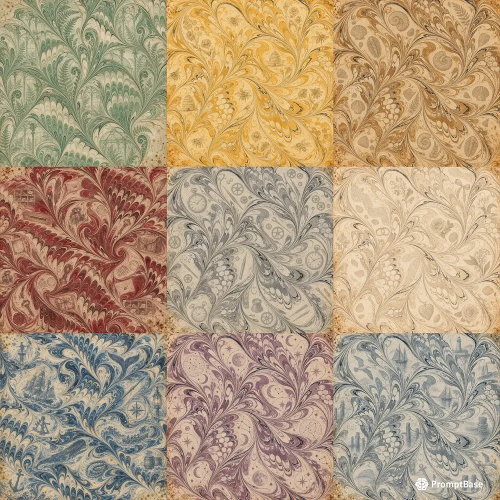 Marbled Swirl Journal Papers