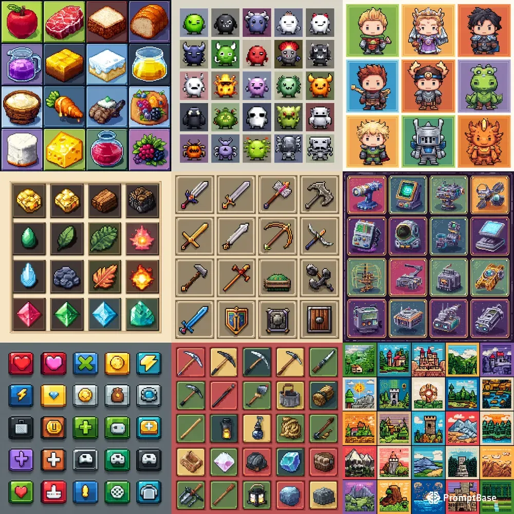 Pixelforge Multiicon Grid Engines