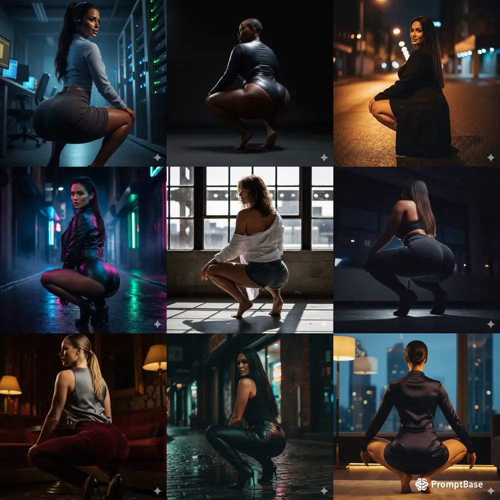 Squatting Ladies