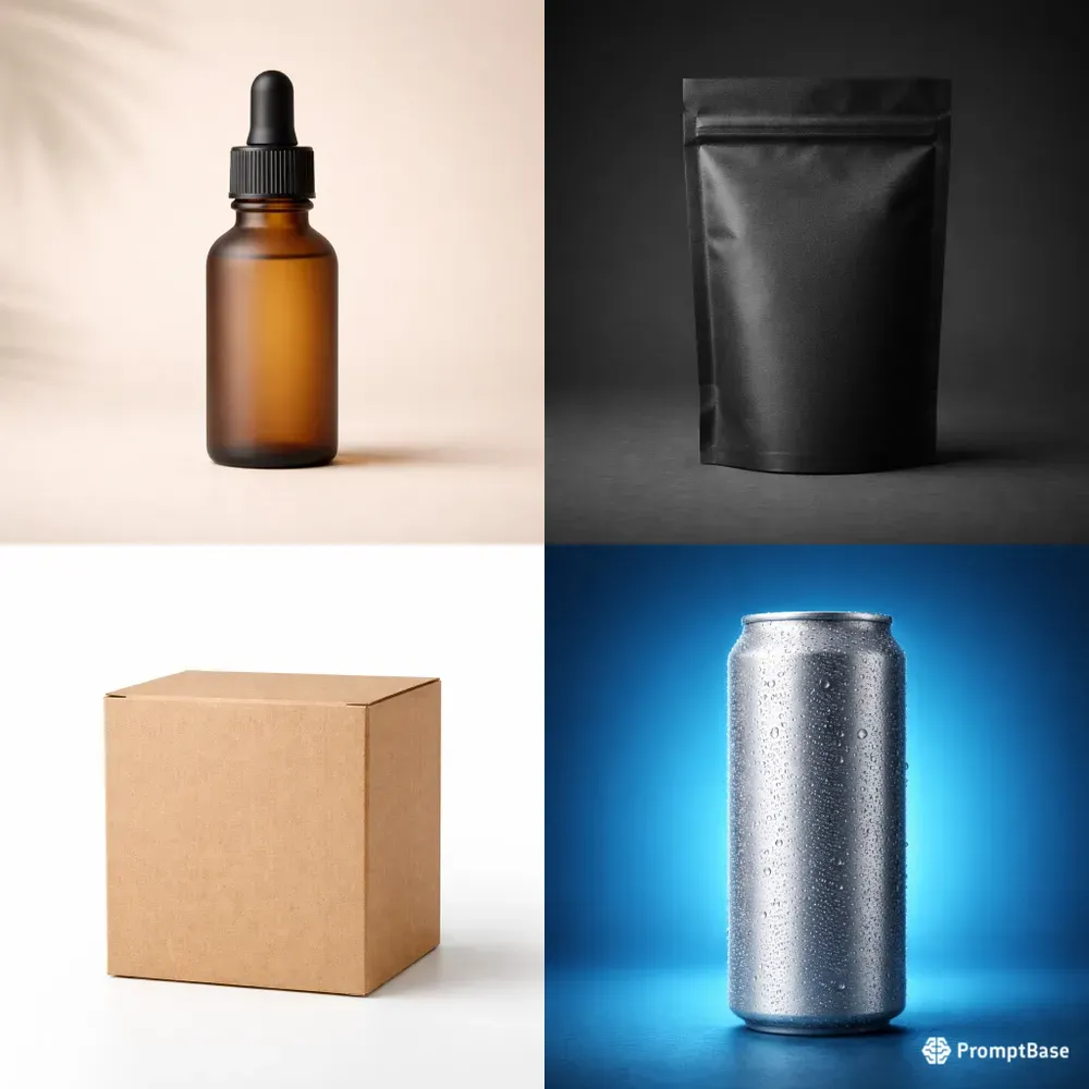 Pro 3D Blank Packaging Mockups