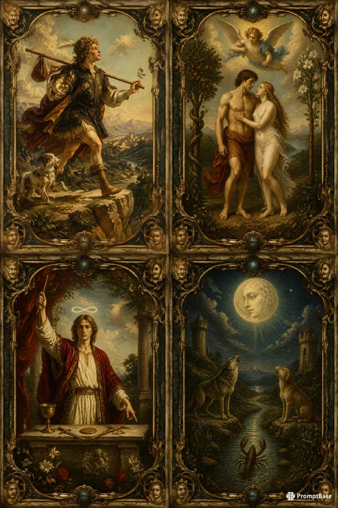 Renaissance Painting Tarot Cards