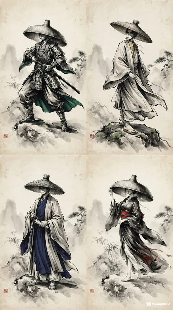 Poetic Asian Fine Art Wall Decors
