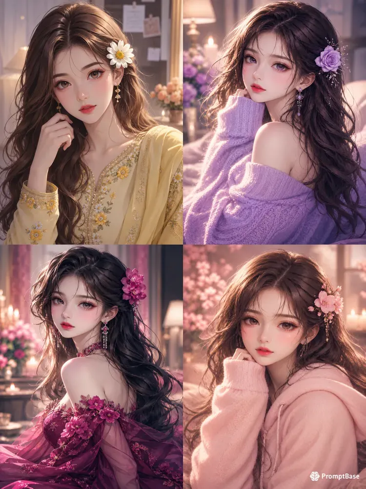 Dreamy Anime Beauty Portraits