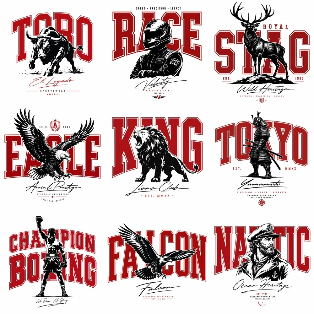Vintage Heritage Sports Logos