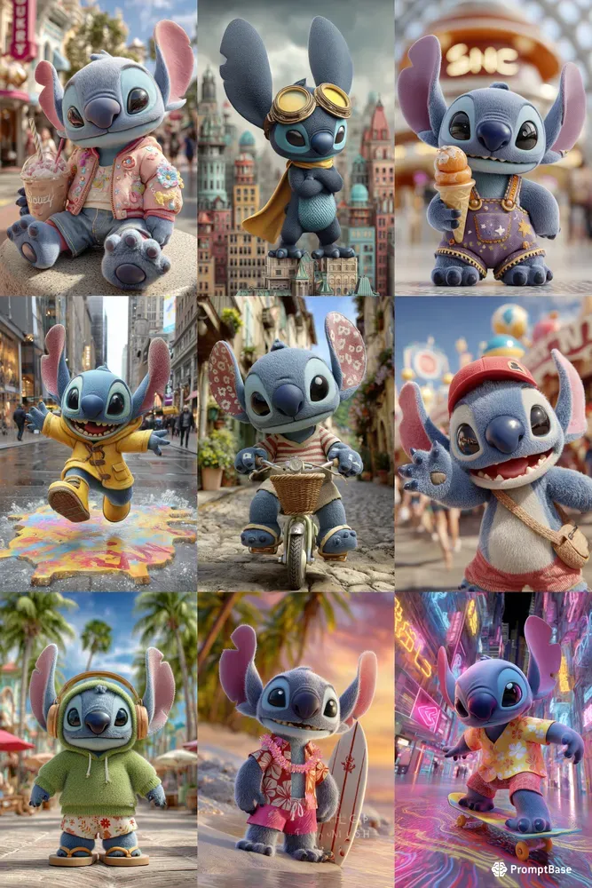 3D Stitch Adventures  Packs