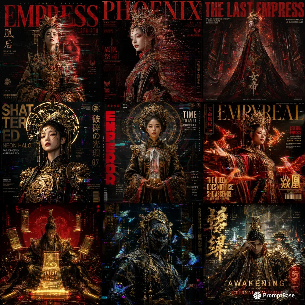 Glitched Dynasty Posters