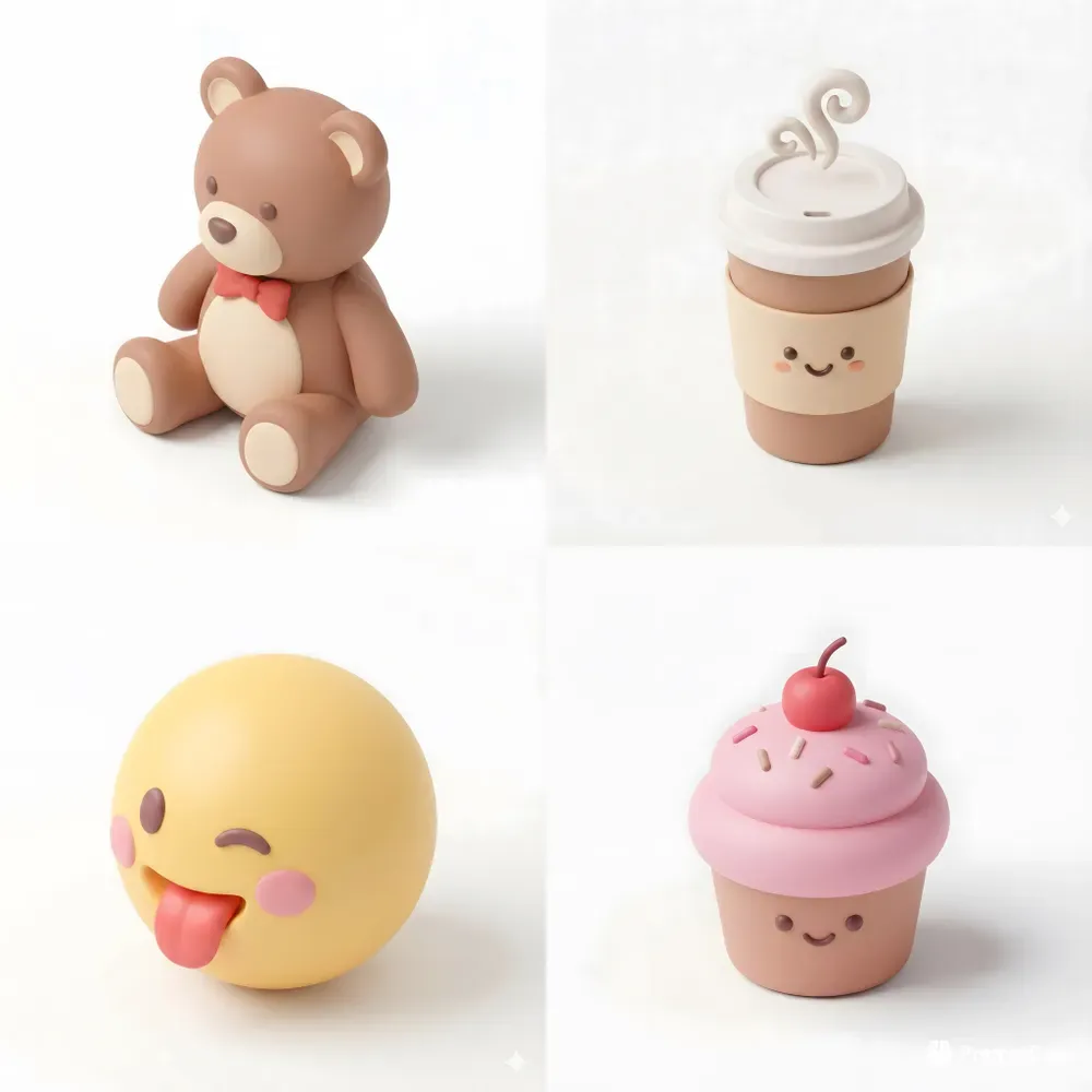 Cute 3D Isometric Icons Generator