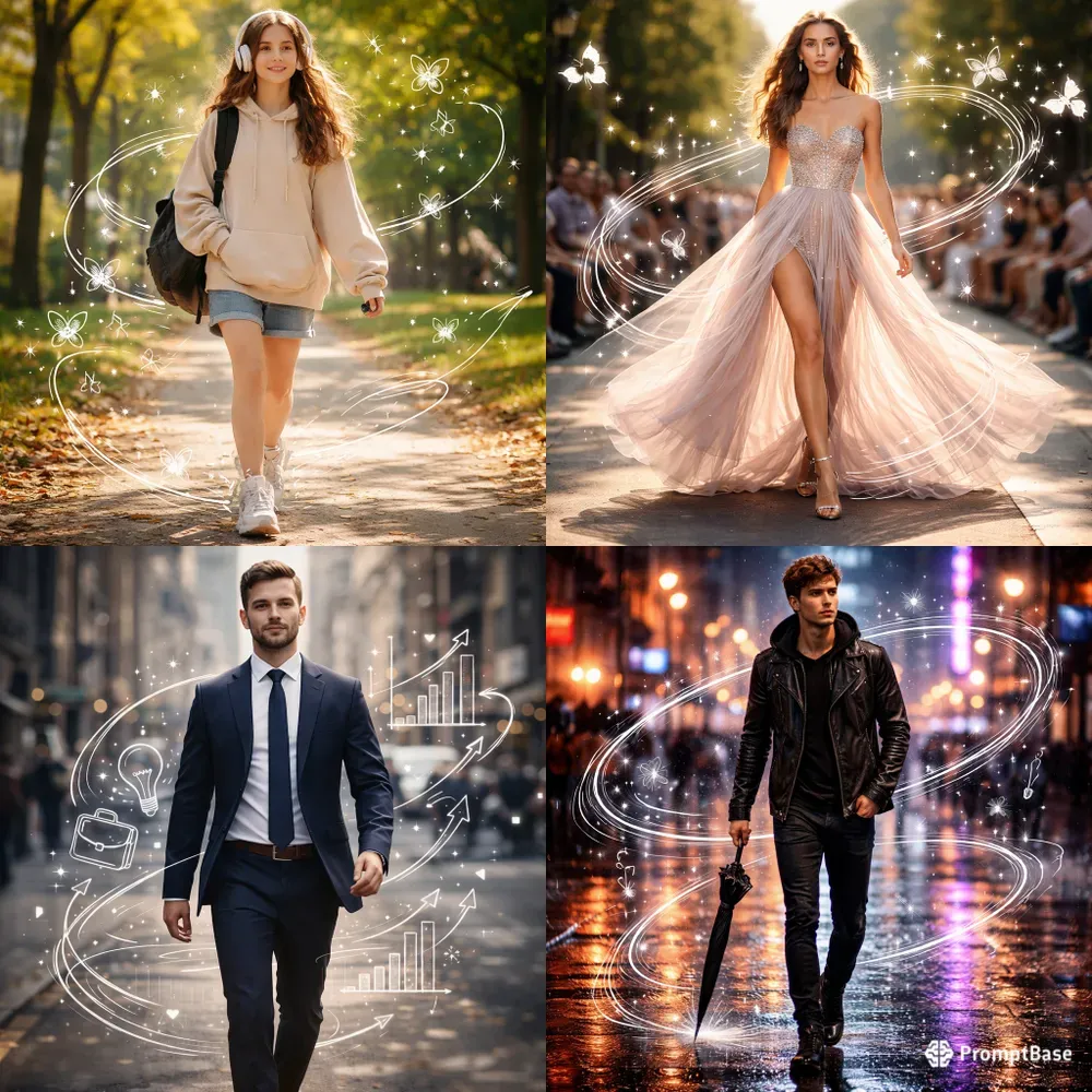 Sketch Overlay Street Style