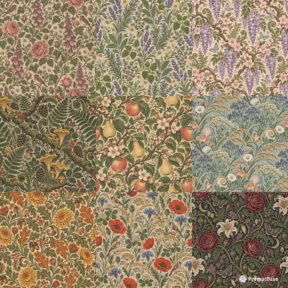 Vintage Botanical Patterns