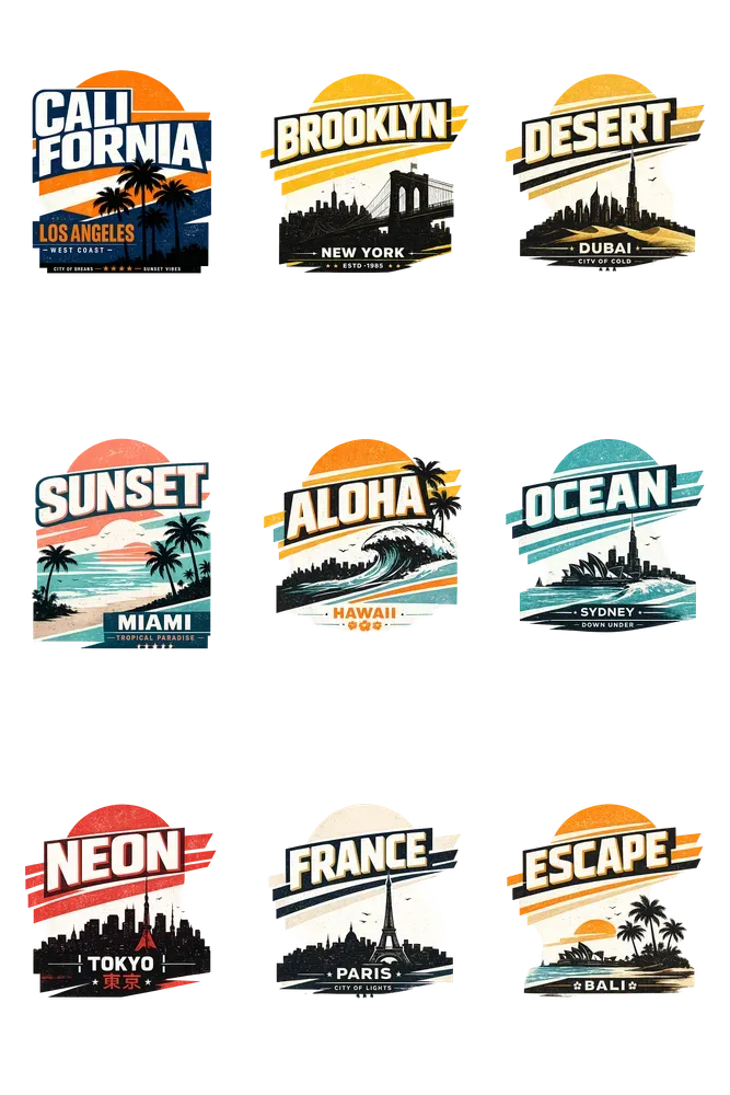 Modern Typography Streetwear Tshirt Gens