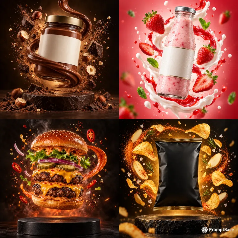 Explosive Food Product Advertising