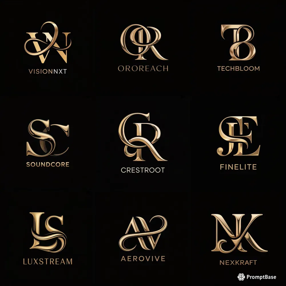 Premium Minimal Monogram Logos