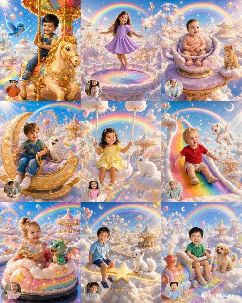 Your Childrens Rainbow Sky Adventures