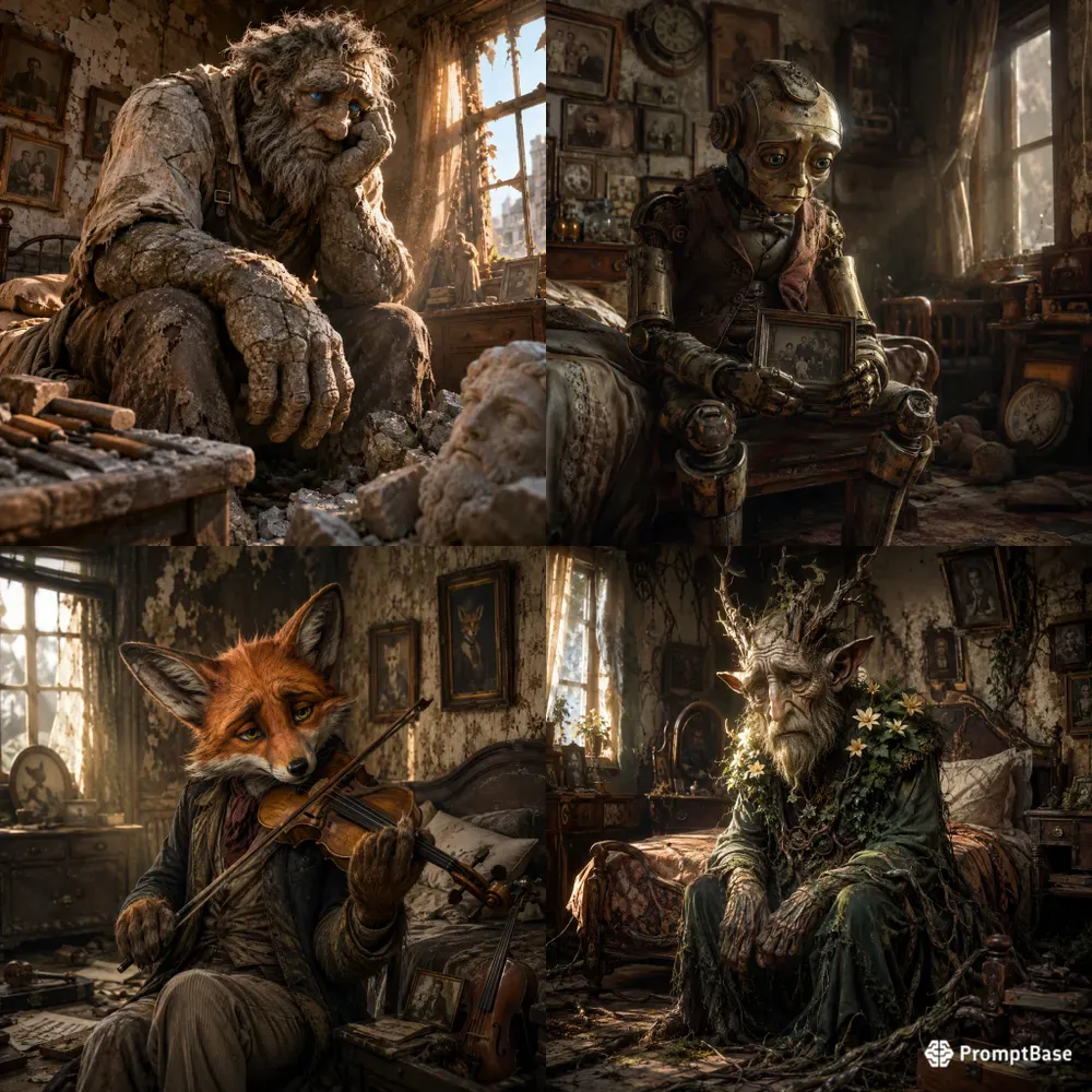 Cinematic Emotional Character Portraits